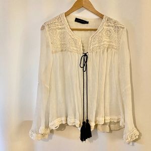 Guazy beaded over top Zara S